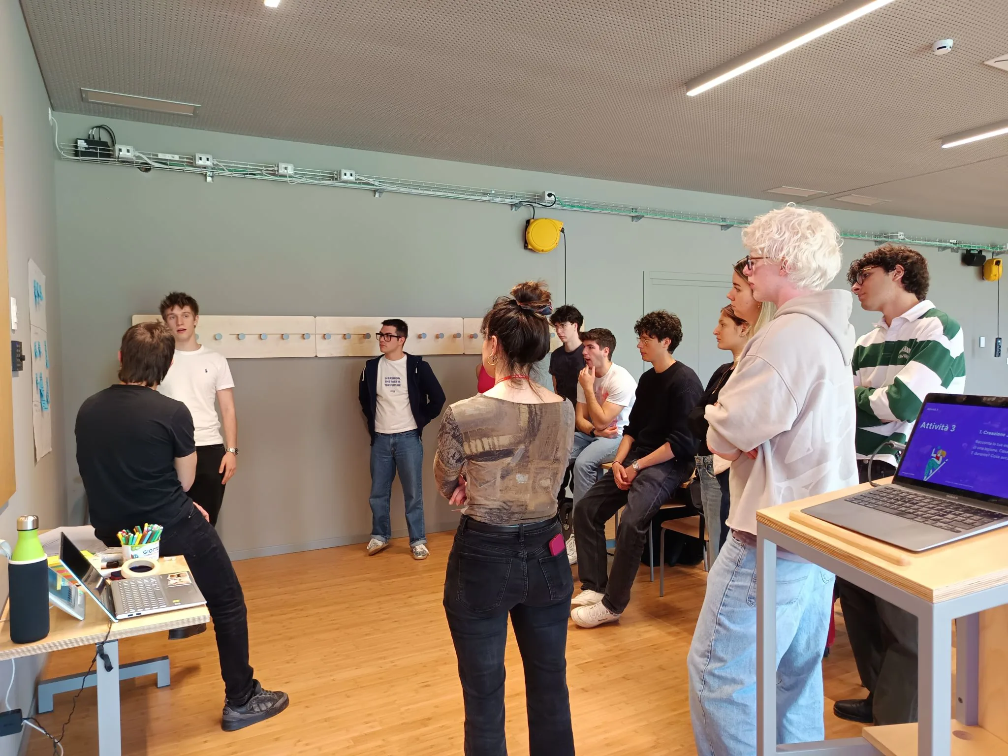 Group discussion during one of the activities