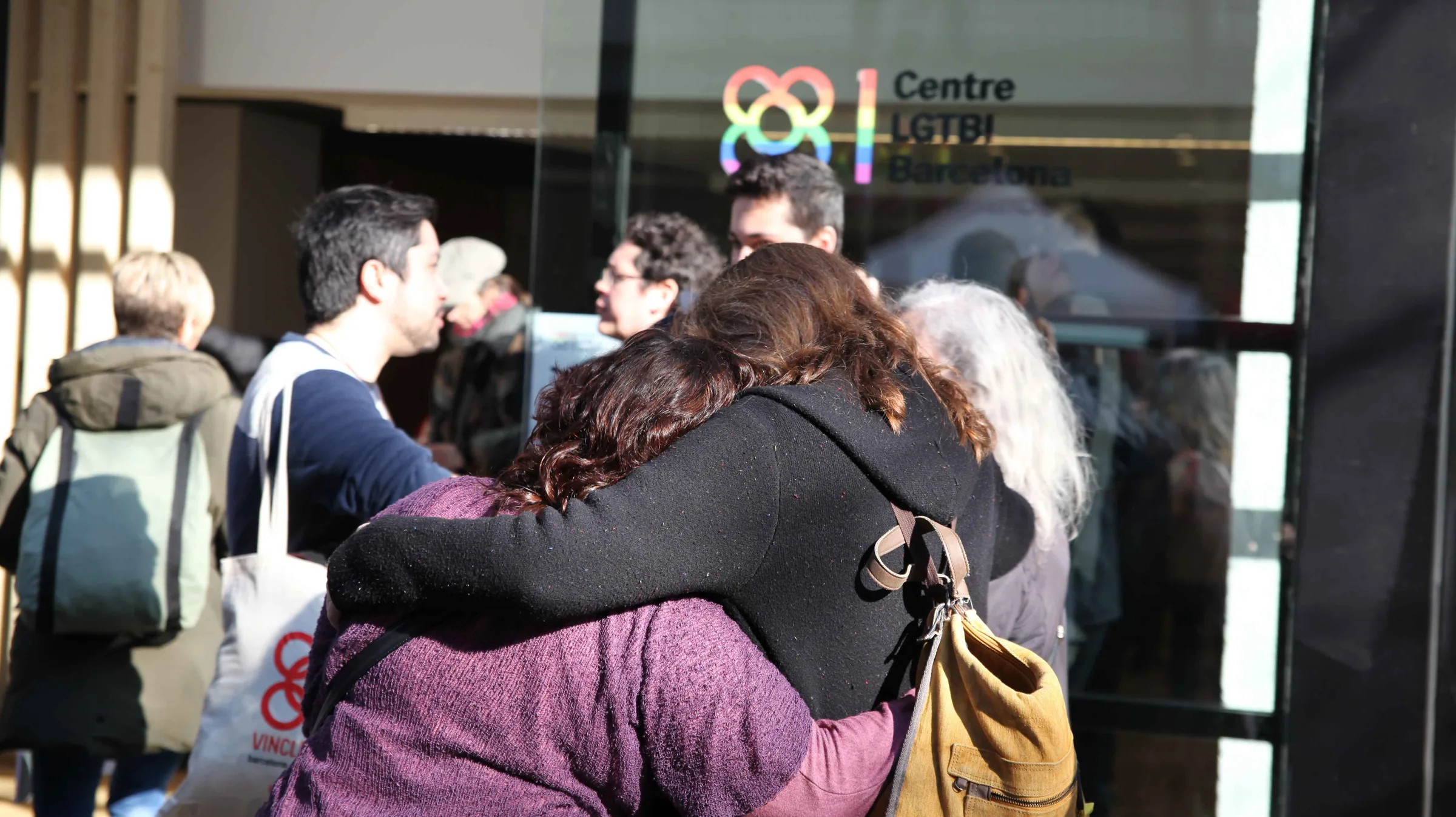 Centre LGTBI de Barcelona, entrance
